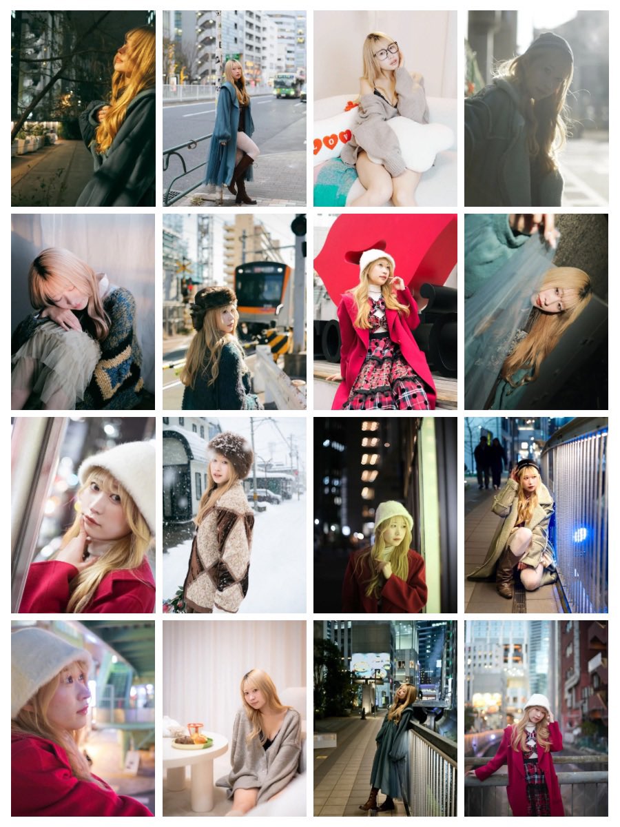 🎍𝐉𝐚𝐧𝐮𝐚𝐫𝐲❄️

1月撮影してくださった皆様、
ありがとうございました🎀 

自主企画やリク撮、
FILLSは写真展でのプチ撮影！
楽しかったです♥️

2月もたくさん写りたいです！
お誕生日月でもあるので
たくさん企画を用意しています🎂

引き続きよろしくお願いいたします！