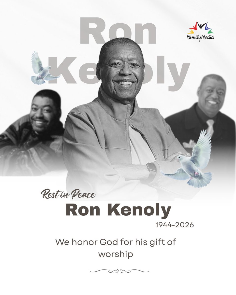 We as Family Media send our deepest condolences to Ron Kenoly’s family 🕊️

As we remember his musical legacy, which song impacted you the most?

#RestInPeace #RonKenoly #FamilyMediaKE