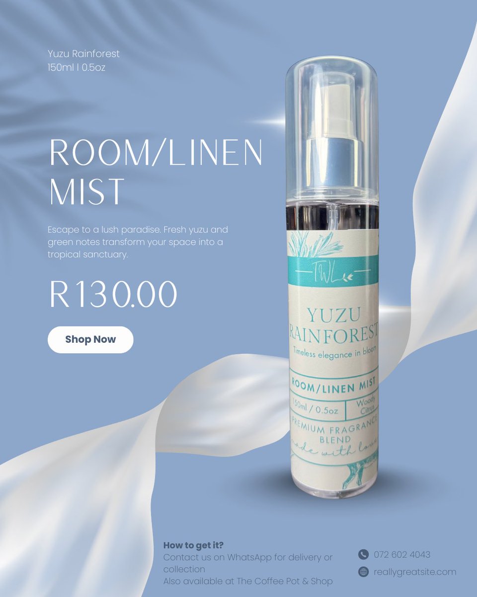 TWellnessLounge's tweet photo. Elevate every space with our handcrafted Room &amp; Linen Mists. 🌿✨ 

Natural. Luxurious. Unforgettable. 
Which scent speaks to you?

#RoomMist #HomeFragrance #LinenSpray #NaturalLiving #TWLSkincare https://t.co/9p81AiMpWA