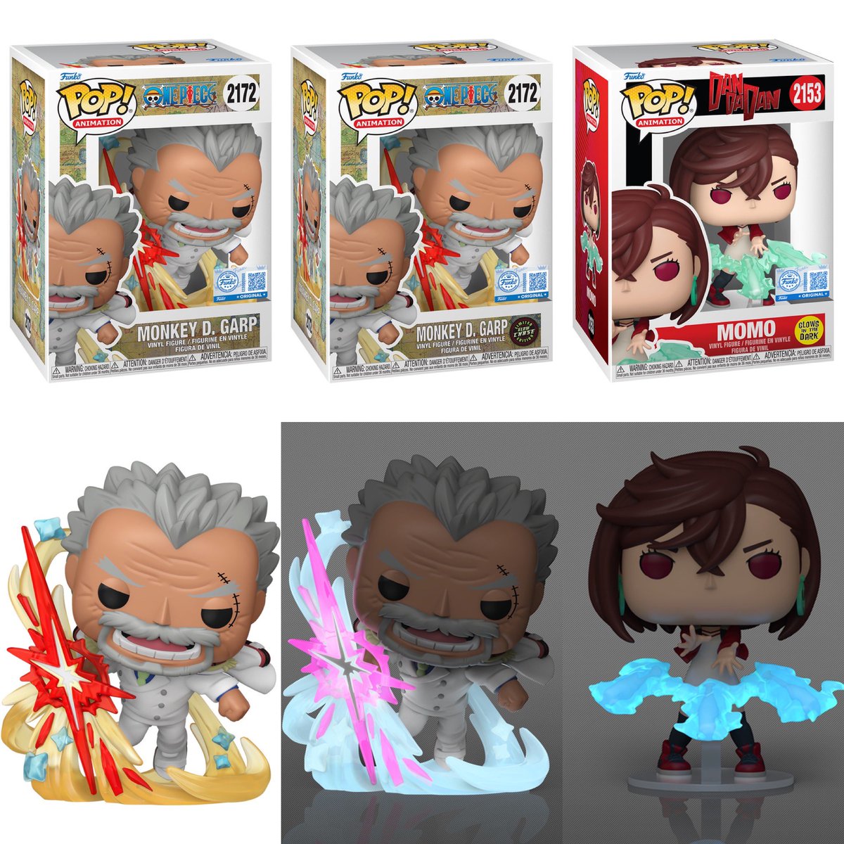 DisTrackers's tweet photo. Chalice Collectibles exclusive Garp &amp; Momo Pops are in stock at Funko!
.
https://t.co/0bR1Z6Mynu
.
#Ad #DanDaDan #OnePiece #Funko #FunkoPop https://t.co/aBopSle2MU