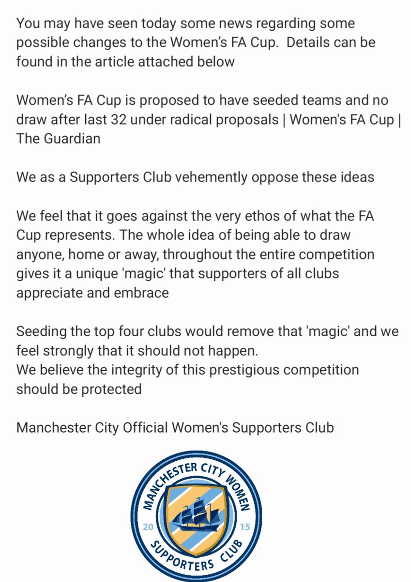 <a href="/MCWFC_OSC/">MCWFC OFFICIAL SUPPORTERS CLUB 👕</a> STATEMENT