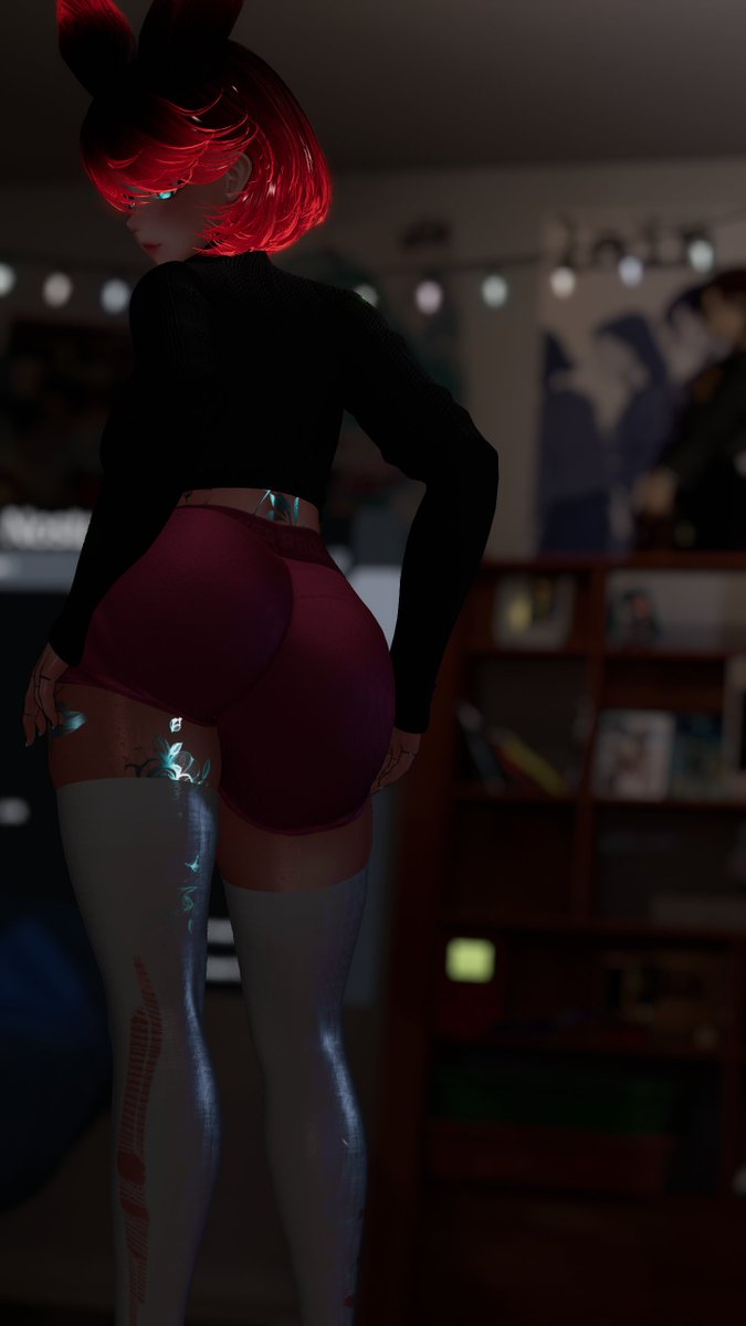 Lewdshu1's tweet photo. pink booty 💙 https://t.co/7AetsCyPon