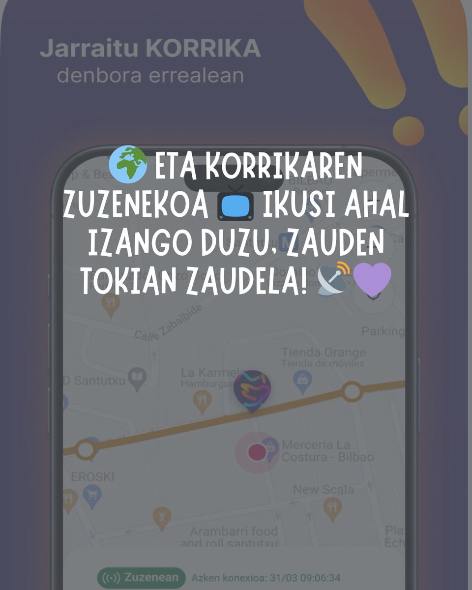 KORRIKA App-a:  unean uneko informazioa eta euskararen arnasa, klik batean! 
Deskargatu hemen:
➡️ labur.eus/s893q