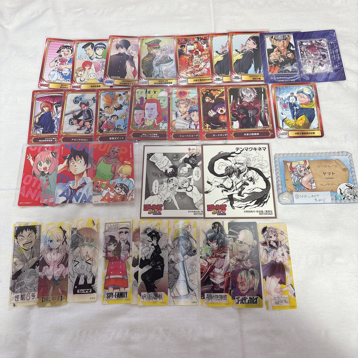 1010__act's tweet image. 【交換 譲渡】ジャンプフェア アニメイト SCFカード

【譲】画像

【求】今弾SCFカード 逃げ上手の若君 or 100円/枚

郵送のみ。
お気軽にお声掛けください🙇‍♀️