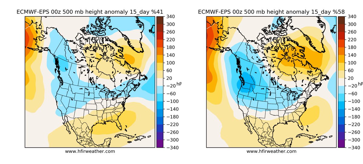 ECMWF-EPS 00z trended warmer in the back end of the model.