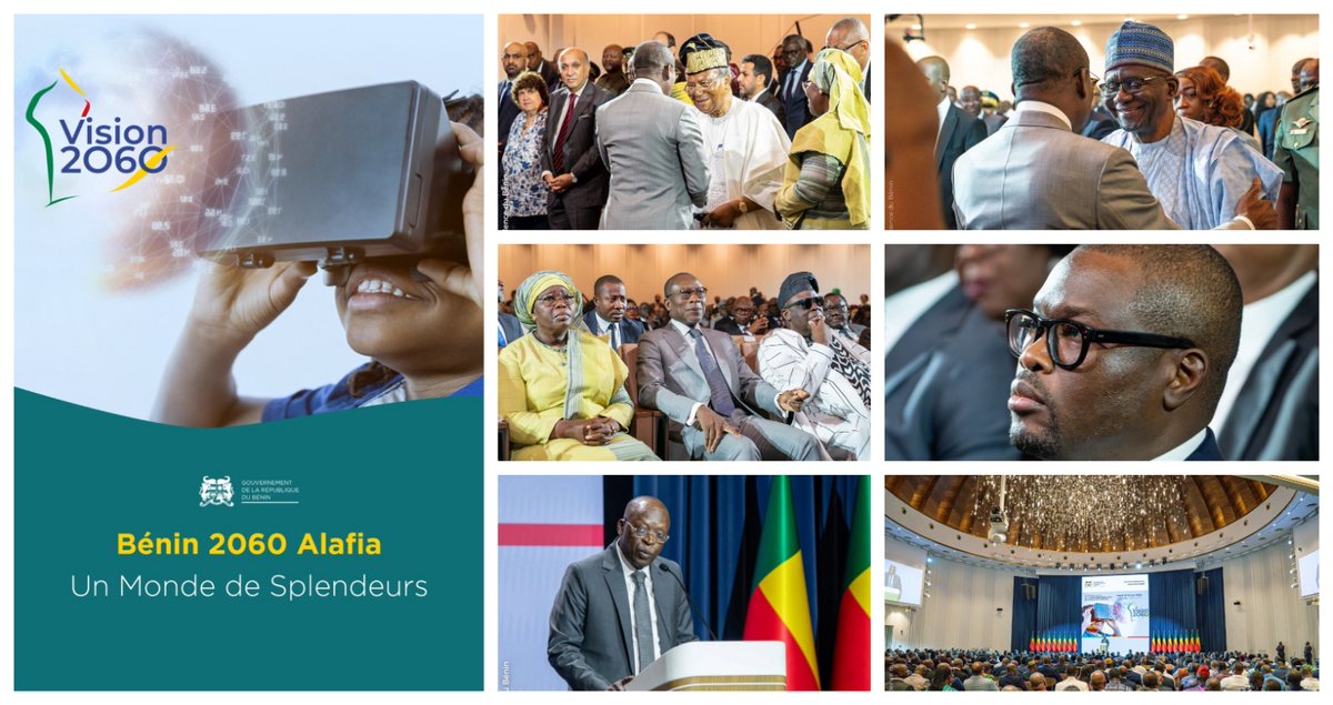 Vision Bénin 2060 : Quand la Nation décide de penser au-delà des mandats 

Lire aussi l’intégralité de la LOI N°2025 - 16 du 10 Juillet 2025 portant vision nationale de développement à l'horizon 2060

visages-du-benin.bj/vision-benin-2… 

#VisionBénin2060,  #VisBen, #wasexo