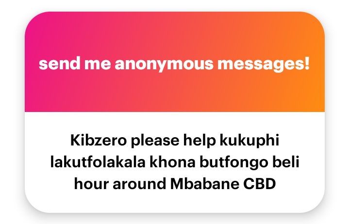 I'm donnow. Nami ubongibutela bo😂