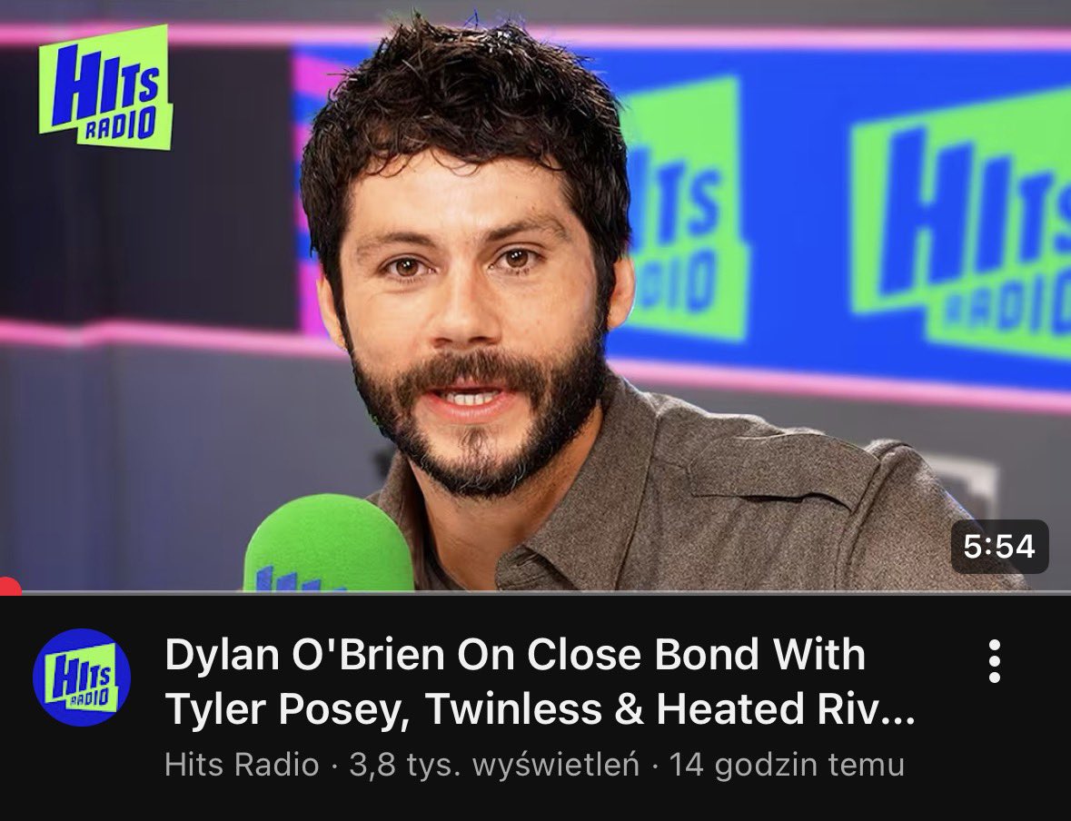 Dylan O’Brien w wywiadzie dla <a href="/hitsradiouk/">Hits Radio</a>!

🔗 youtu.be/WgG65o8_7uc?si…