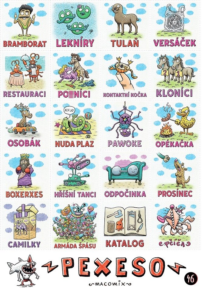 Z repostů vyberu nešťastníka, který bohužel dostane toto zbrusu nové pexeso číslo 46 ;)