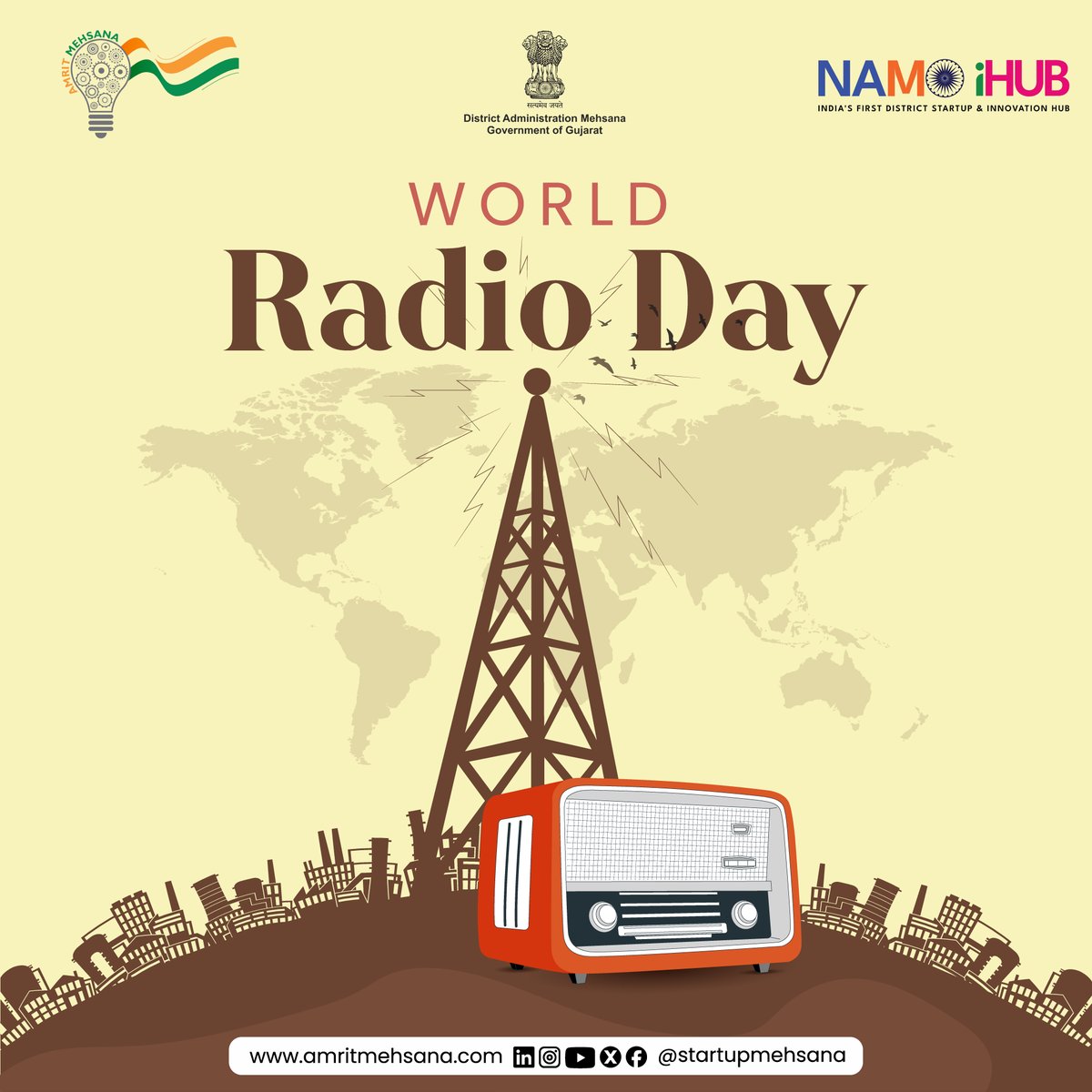 Celebrating World Radio Day — a timeless medium that connects communities, spreads knowledge, and inspires voices everywhere. Let’s tune into innovation and amplify every voice
#WorldRadioDay #RadioConnects #Innovation #CommunityVoices #AmritMehsana #Startups