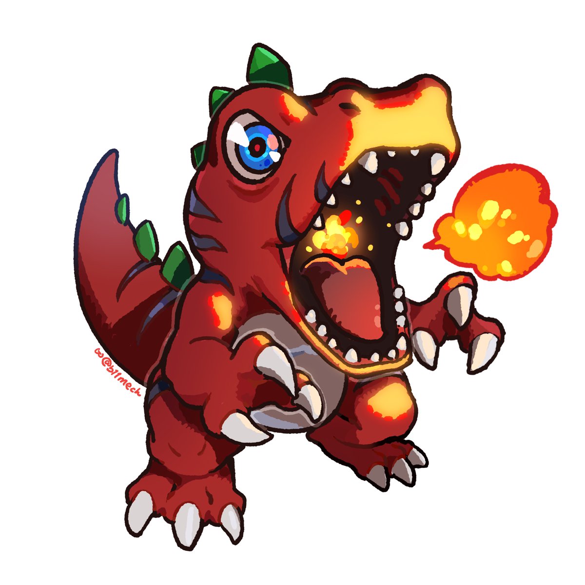 Tyrannomon / ティラノモン 
#Digimon #デジモン