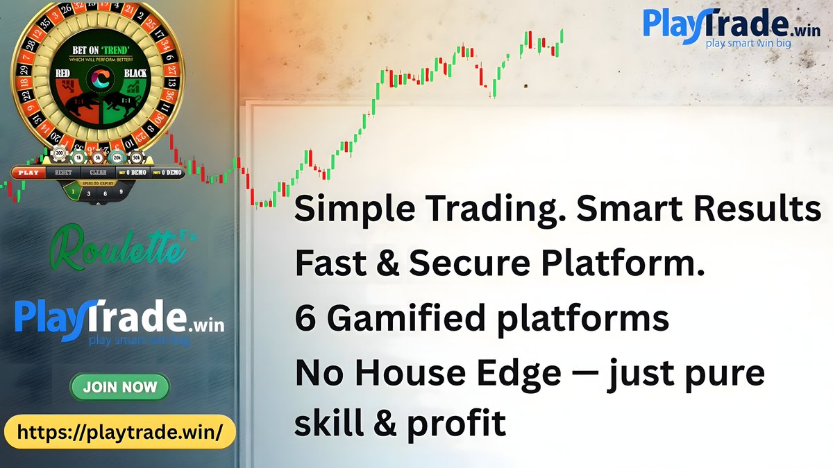 🚀 Revolutionize your trading game with <a href="/PlayTradeWinHQ/">PlayTradeWinHQ</a>! 
Trade, Play &amp; Earn REAL rewards 💰 
100% Transparent | ZERO House Edge 🔥 
Join the world's most advanced Play2Earn platform today!

👉 playtrade.win

#PlayTradeWin #PlayToEarn #CryptoGames #GameFi #CryptoEarn