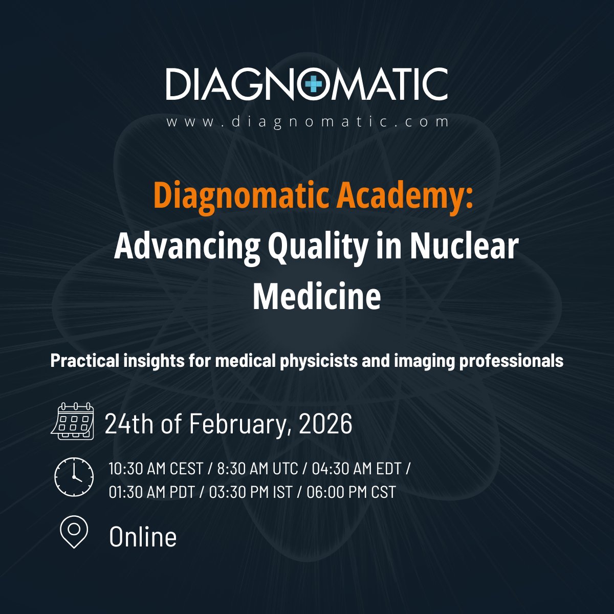 diagnomatic's tweet photo. 🎓 Diagnomatic Academy | Nuclear Medicine

This session is designed for professionals looking to deepen their understanding and optimize performance in Nuclear Medicine workflows.

https://t.co/JtR36PGmMB https://t.co/AYTjkrDkEj