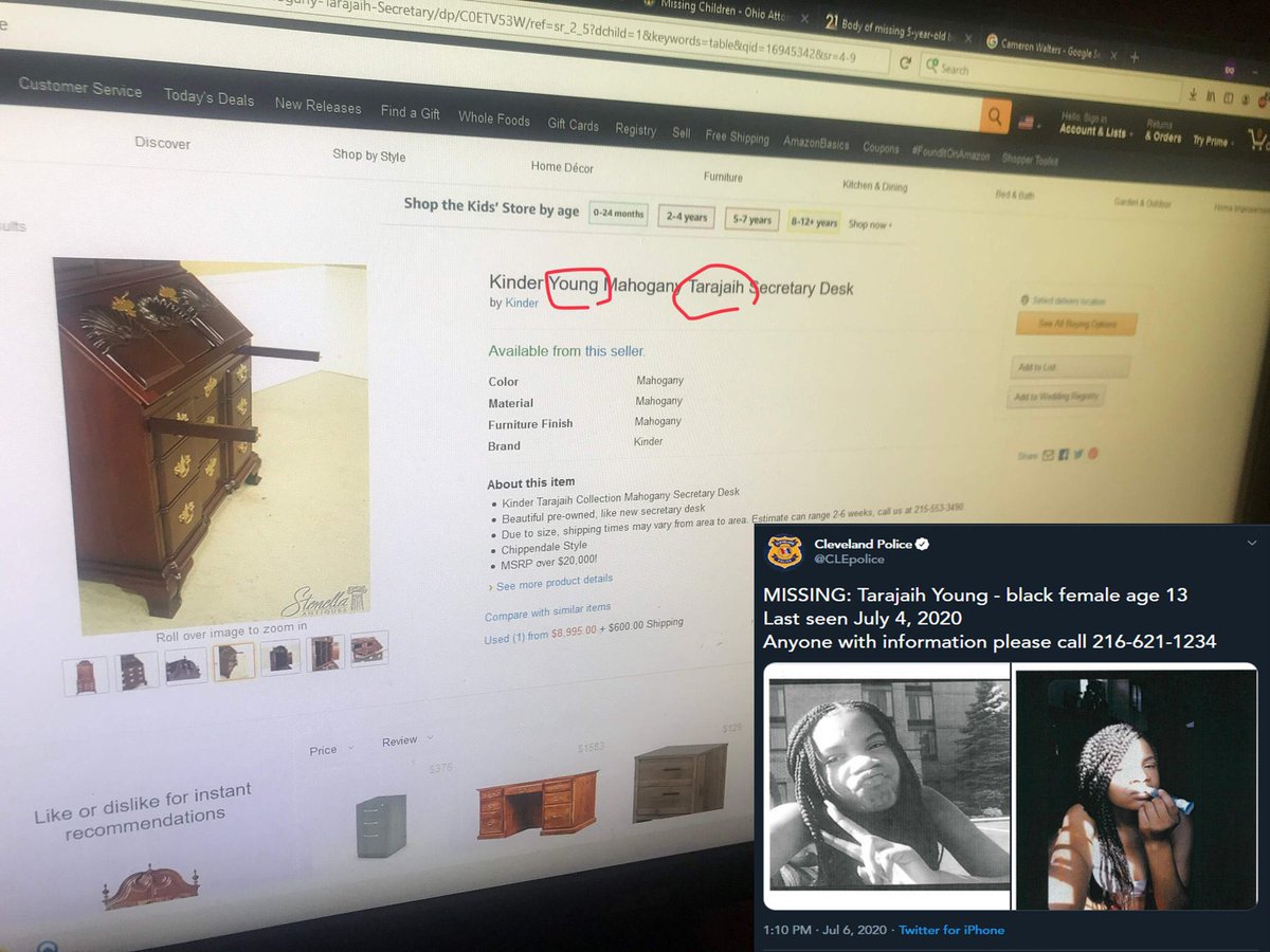 ThinkingOnce's tweet image. Jeffrey Epstein’s assistant bought a single, unlabeled $8,453 dollar item from Wayfair