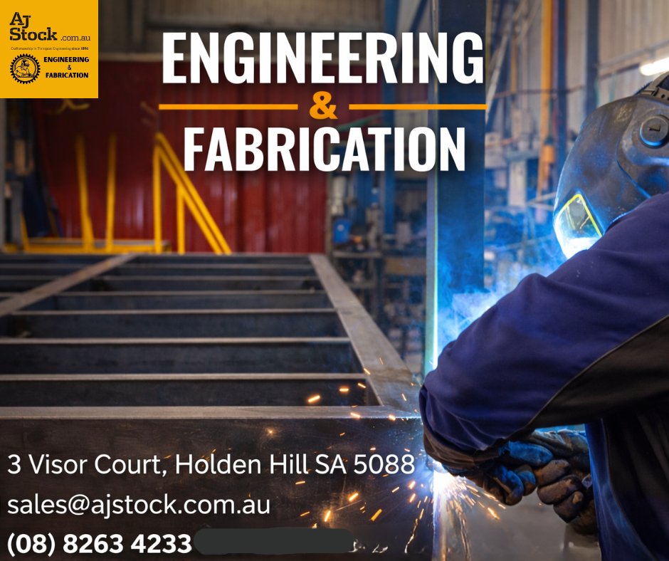 ajstockEnggnFab's tweet image. Every spark represents strength.

Precision metal welding by AJ Stock—built for heavy-duty performance and long-term reliability.

📍 Holden Hill, SA
☎️ (08) 8263 4233
#MetalWelding #SteelFabrication #EngineeringWorks #AustralianMade