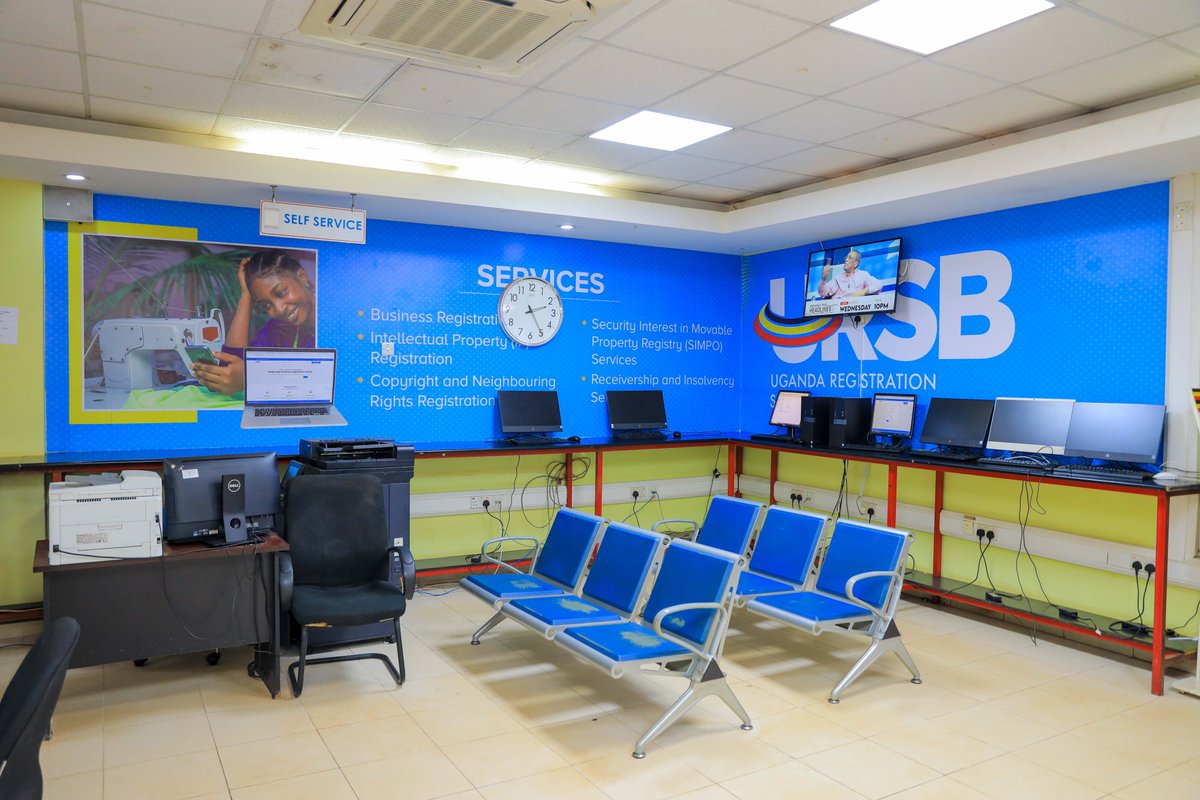 URSBHQ's tweet photo. Our Newly Branded One Stop Shop at Georgian House
We have given our URSB One Stop Shop at Georgian House a new look for a faster, easier and more welcoming customer experience.
You can now access business registration, intellectual property services, insolvency support, and SIMPO registry services all under one roof.
No running around. No confusion. Just clear guidance, improved processes, and a team ready to help you take your next step.
Visit us and experience the difference yourself. Your journey to formalisation, protection, and growth starts here.

#CustomerExperience #URSB #Onestop