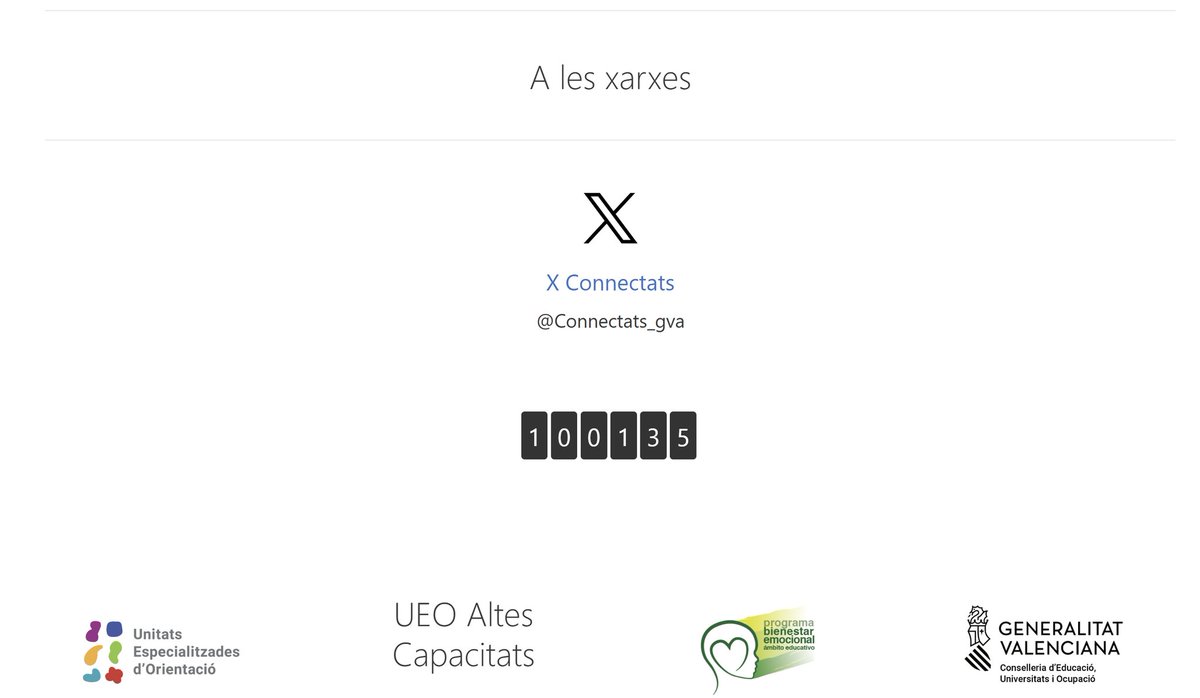 🎉 ¡100.000 gracias! 🎉
Hemos alcanzado los 100.000 visitantes en nuestra web y todo es gracias a vuestra confianza.
Seguimos creciendo junto a vosotros en Connectats, impulsando el talento y las altas capacidades. 💙🚀