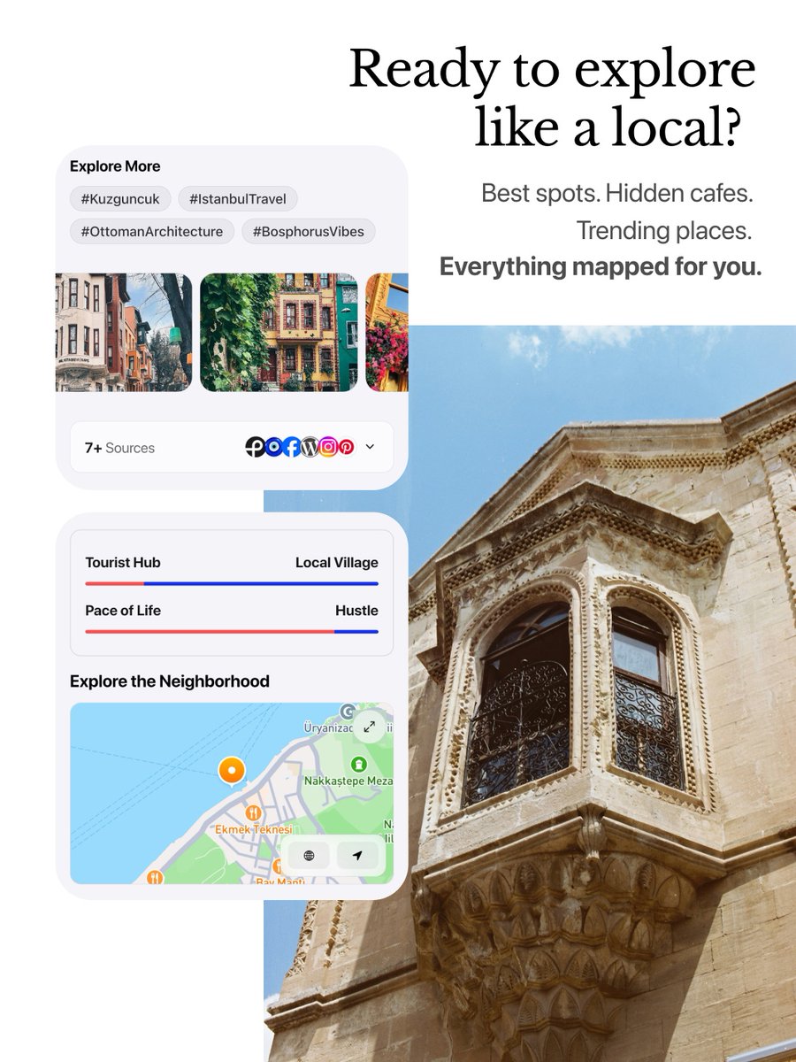 Chance_vision's tweet photo. Travel like a local! Hop on Chance✨
.
#travel #vacation #tourguide #ai #generativeai #digitalart #visualsearch #chanceai #traveldestinations https://t.co/372rvrBywV