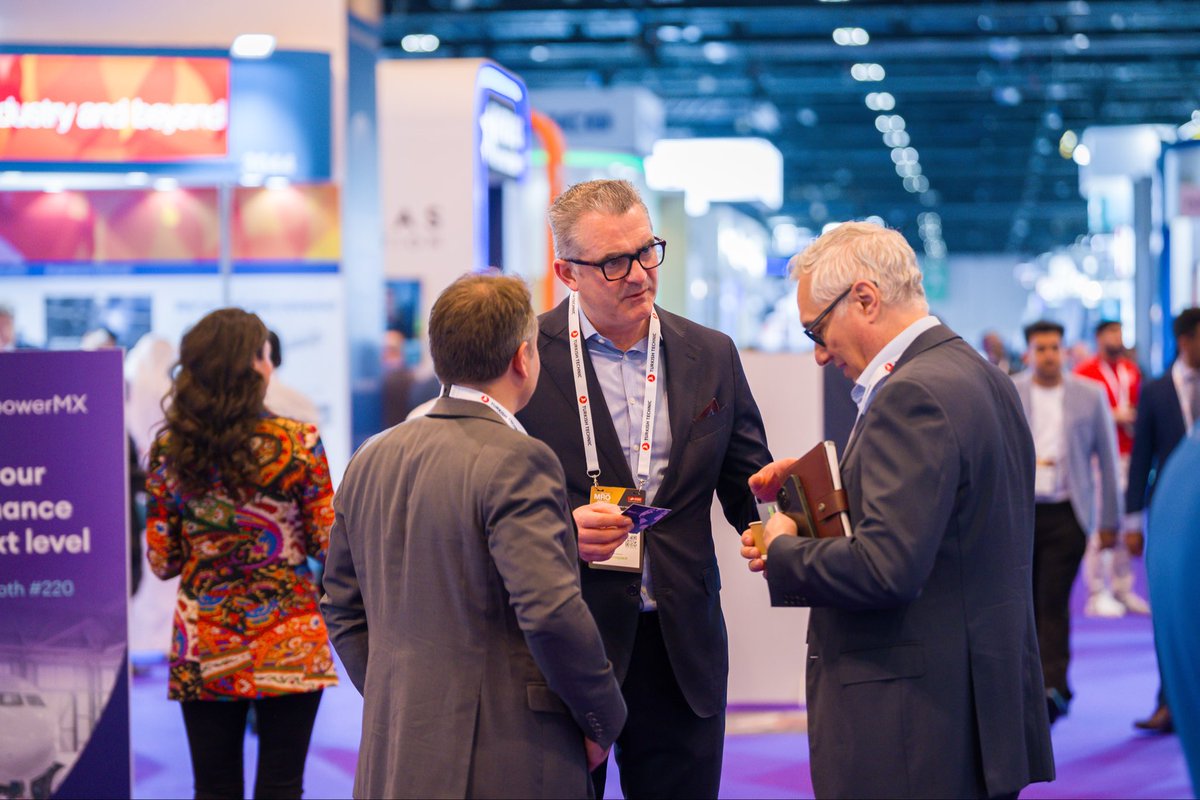 AIMiddleEast's tweet photo. Day 1 of #AIME &amp; #MROME 2025 is well underway.

A global audience of aviation professionals is on-site, connecting with peers, sharing insights, and discovering the technologies and solutions driving the future of MRO and aircraft interiors.

#MROMiddleEast #AIME #MRO #Aviation https://t.co/RsTlV3jp4j