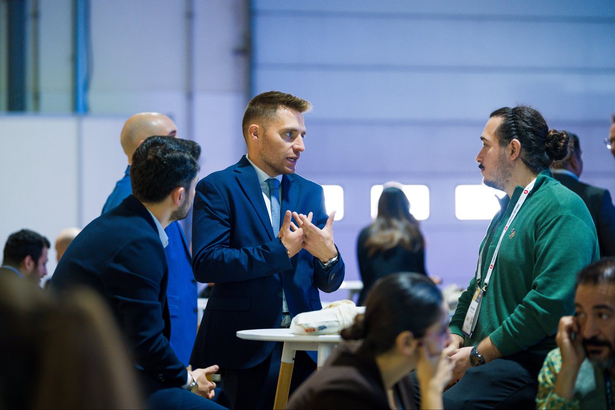 AIMiddleEast's tweet photo. Day 1 of #AIME &amp; #MROME 2025 is well underway.

A global audience of aviation professionals is on-site, connecting with peers, sharing insights, and discovering the technologies and solutions driving the future of MRO and aircraft interiors.

#MROMiddleEast #AIME #MRO #Aviation https://t.co/RsTlV3jp4j