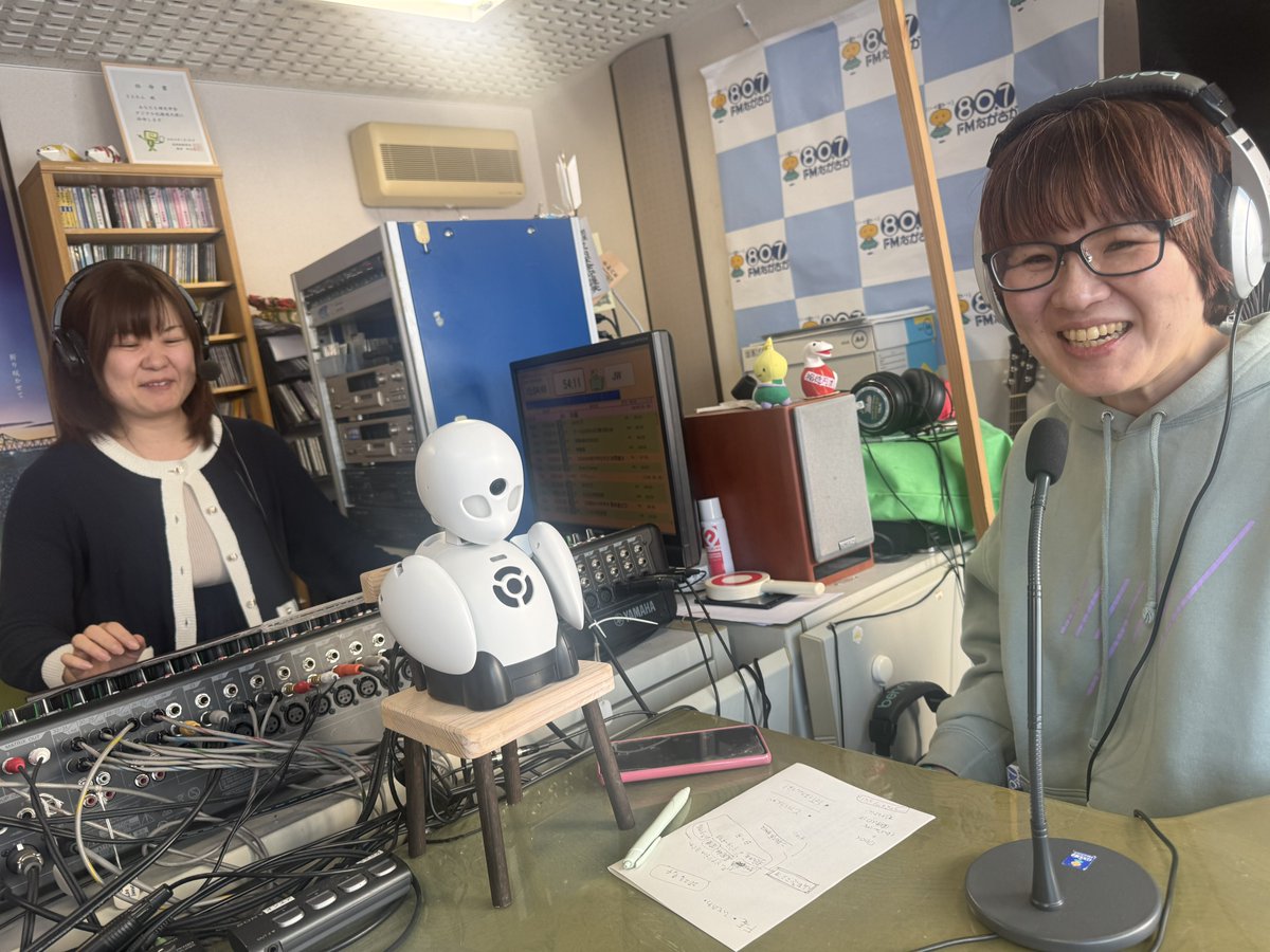 FMながおか(<a href="/fmnagaoka/">FMながおか（公式）</a>)初見参

山古志ラジオパーソナリティ竹内春華(<a href="/yamakoshiMTG/">山古志住民会議 ┃竹内春華🎏【Nishikigoi NFT🇯🇵】</a>)と、「山田という苗字に悪い人はいない！」でおなじみの、FMながおかパーソナリティ山田光枝さん。

今日の収録はFMながおかでも
Voicy山古志ラジオでも配信されます。