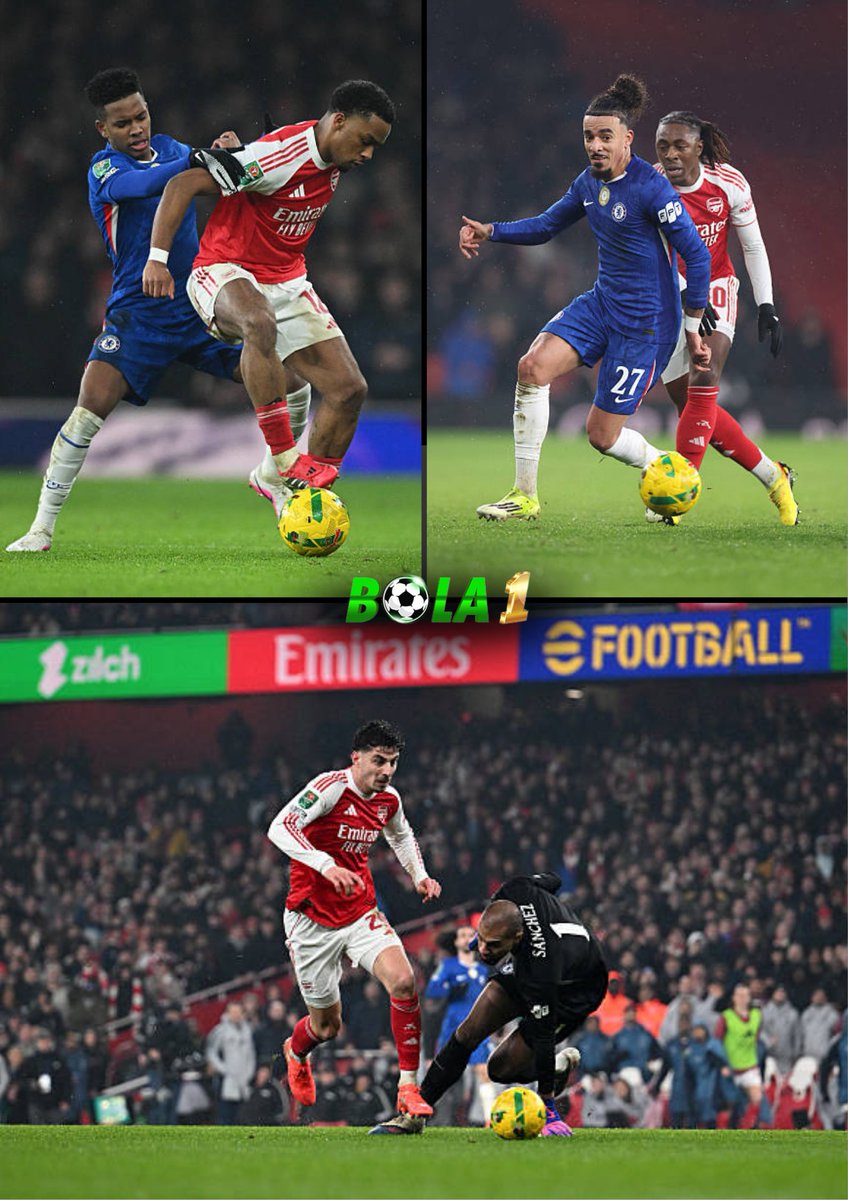 Fansbolaaa's tweet photo. THE GUNNERS 

Arsenal berhasil mengalahkan Chelsea di leg kedua semifinal EFL Cup di Emirates Stadium

Situs rekomendasi : https://t.co/IIZYHfLbQR

#bola1 #beritabola #arsenal #chelsea #CarabaoCup https://t.co/2E7uaVTDLr