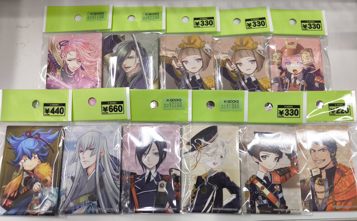 入荷情報】 刀剣乱舞 とうらぶ スクエア缶バッジ 二周年記念祝画 へし