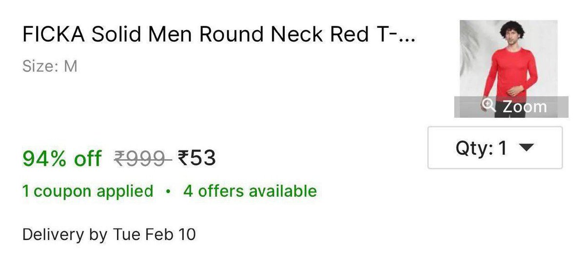 dealsnetoffer's tweet image. #Ad
Fast: ₹53

bitIy.in/kb9Vr36 
 #FastDeals #BudgetShopping