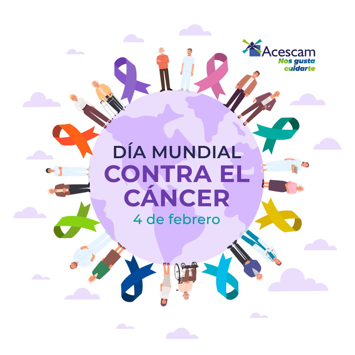 Hablar de cáncer es hablar de prevención, investigación y acompañamiento.

Una jornada para apoyar a quienes conviven con la enfermedad y reforzar la importancia del cuidado, la atención y el compromiso con la salud.

#ACESCAMNosGustaCuidarte💙💚 #DíaMundialContraElCáncer