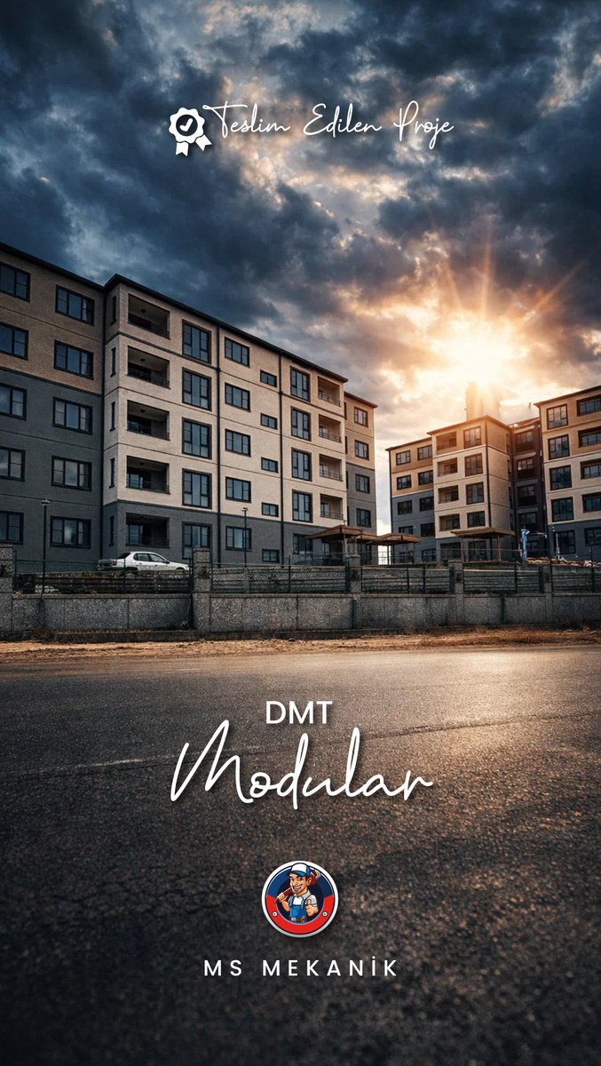 DMT Modular  proje teslim ✅

Sahada detay, uygulamada kalite, sonuçta sorunsuz sistem.