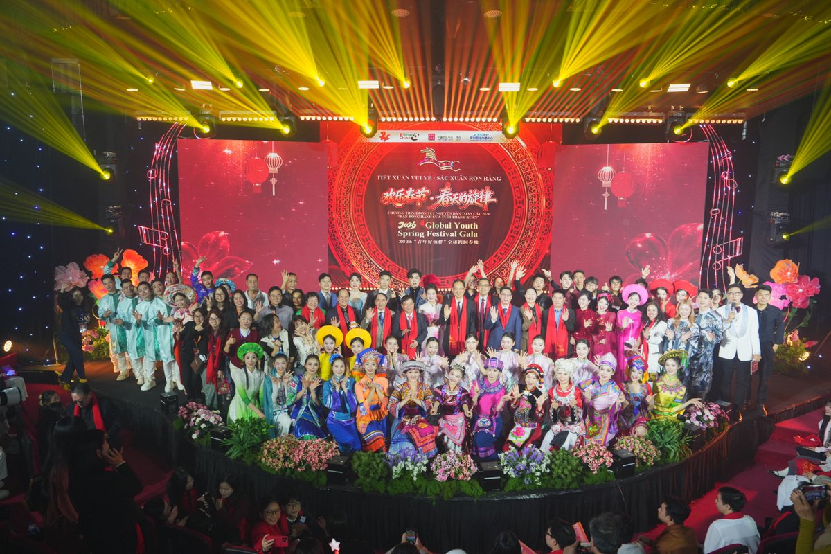 The Vietnam sub-venue events of the 2026 Global Youth Spring Festival Gala co-organized by relevant authorities in Vietnam and south China's Guangxi Zhuang Autonomous Region were held successively in Hanoi and Hai Phong from January 28 to 29.
#Xinhuasilkroadnews #SpringFestival