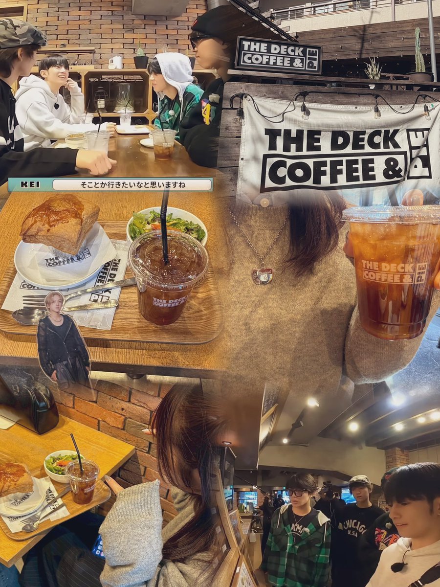 jU_taiCha's tweet photo. 東京旅行で正直1番行きたかったTHE DECK！！トレパでタイちゃんたちが行ってた&amp;エイナオの動画でも登場してた場所やったから行けて大満足でした😻とっても美味しかったし、友達3人ともからも好評でよかったです^_^また行きたいなぁ💭 #BMSGTRAINEE #THEDECK https://t.co/y5cXIBGrAR