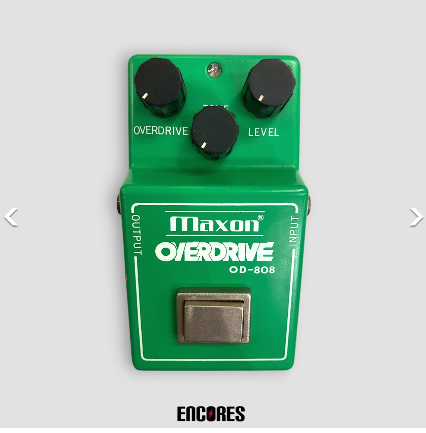 デジマートにて販売中🛒】 Maxon OD808 JRC4558D 初期モデル オーバー