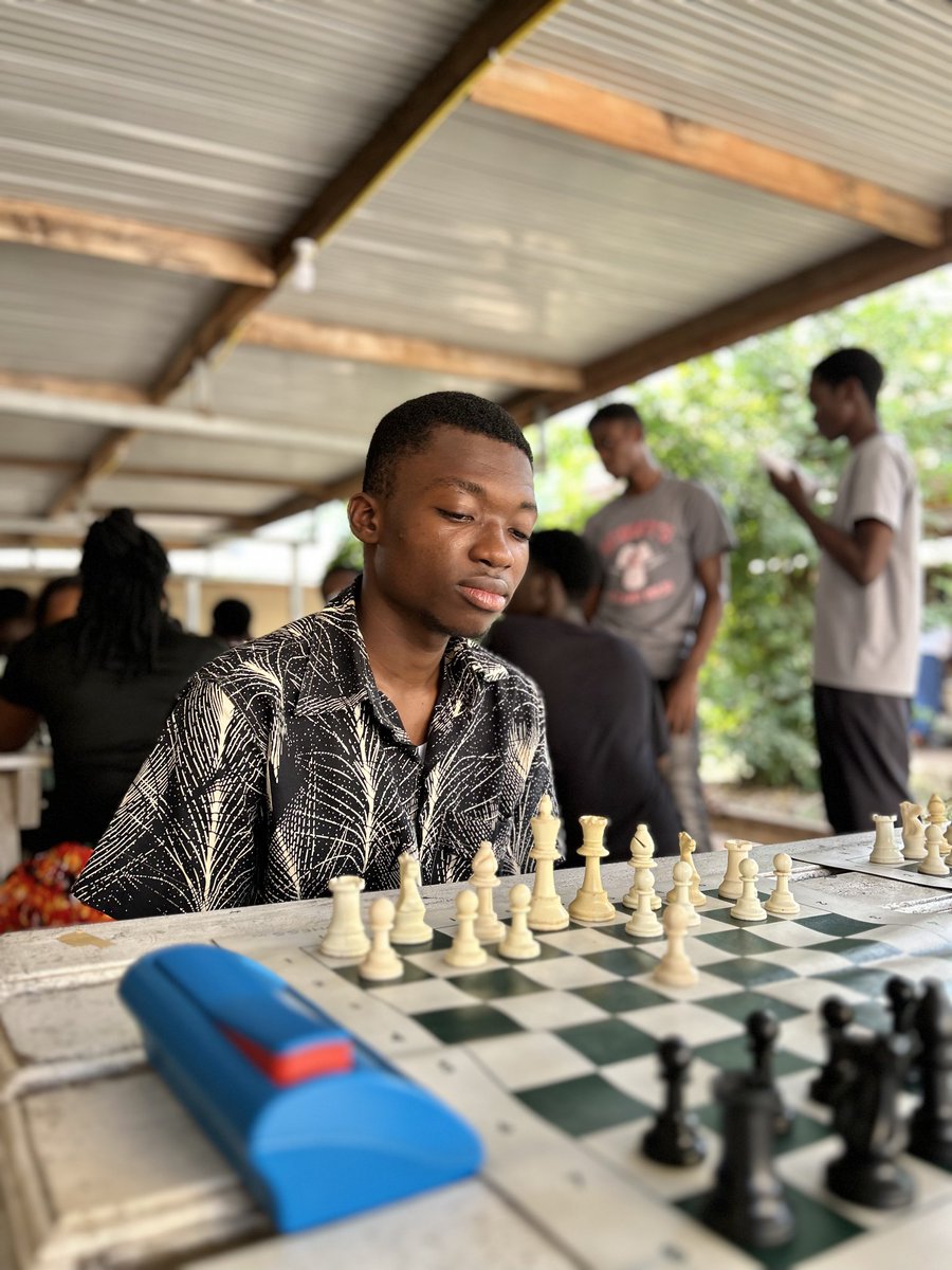 KNUSTChess's tweet photo. Last Saturday we had the Fresher's tournament' 26.
A really beautiful event captured on our lenses. Relieve the moments with some of the pictures captured
#chess
#ghanachess
#knust 
@Thevokofficial https://t.co/Cq5BsKCSeZ