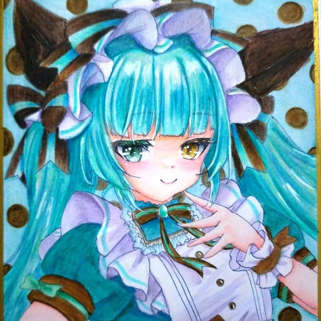 オリキャラの
チョコミントちゃん🍫