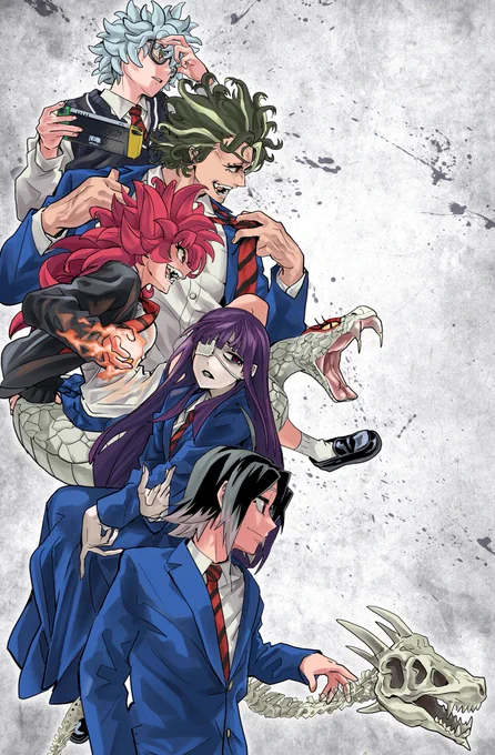 本日2月4日発売の #最強ジャンプ に #トコヤミレストラン 第9話載ってます! センターカラーです!7話のセンターカラーと対になってかっこいいです。 よろしくお願いします