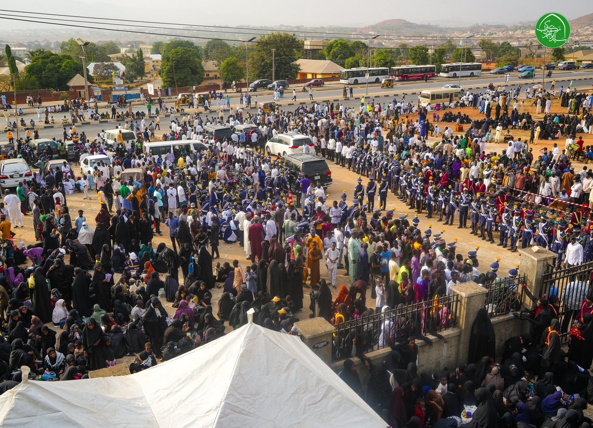 SZakzakyOffice's tweet photo. The Islamic movement marked Nisf Sha‘aban, commemorating the birth anniversary of Imam Muhammad al-Mahdi (AS), the twelfth and present Imam from the Ahlul Bayt (AS) in the line of succession to the Holy Prophet Muhammad (SAWA), in Abuja on Monday, 3 February 2026. https://t.co/tr7KZikIb4
