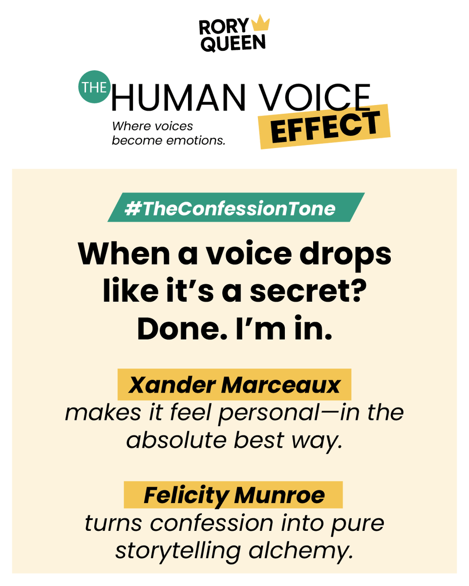 rory_queen901's tweet photo. This is a little reminder of #TheHumanVoiceEffect moments, the kind that turn listening into feeling.
Which one got you?
#audiobookcommunity #narratorlove #audiobookmagic #voiceacting #storytellinglove #audiobookaddict #readersofinstagram #bookishmoments #narratorappreciation https://t.co/d1KkNgi55b