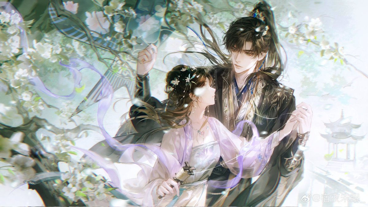 113LiXiALi95's tweet photo. 🪁「携来纸鸢陌上客，行至春花春草深」

🎨:@宿夜未眠_🧚🏻
https://t.co/3FS8Grln7P
💓Papergames invited the artist to create this painting
#恋と深空  #恋与深空 #LoveandDeepspace #Zayne #黎深 #レイヴン https://t.co/abnQno8uKJ
