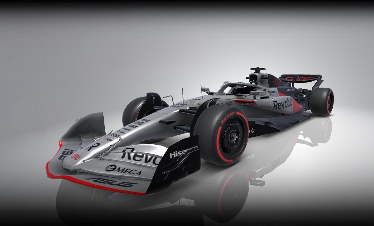 RodolfoAre123's tweet photo. INTRODUCING R26
#AudiSportF1 #F12026 #Formula1 #F1 

Here is our Audi Revolut F1 Team Livery that will use for season 2026 of F1 so i hope you like it and who's ready for season 2026... https://t.co/u22zXTWb5o