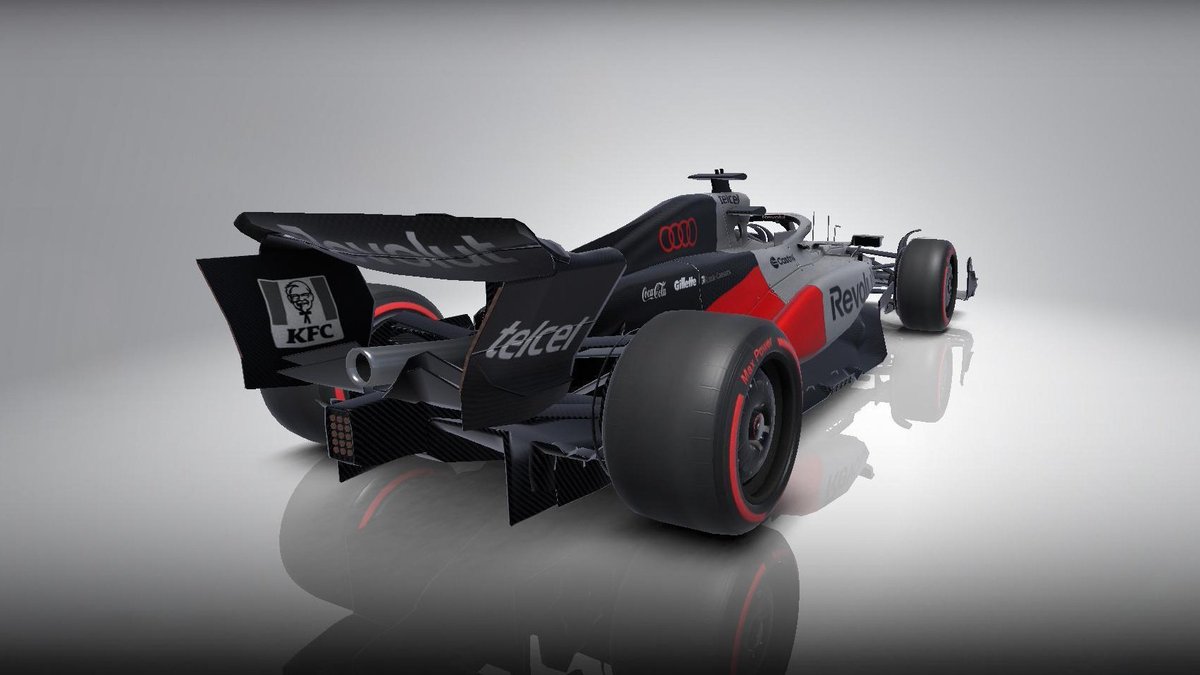 RodolfoAre123's tweet photo. INTRODUCING R26
#AudiSportF1 #F12026 #Formula1 #F1 

Here is our Audi Revolut F1 Team Livery that will use for season 2026 of F1 so i hope you like it and who's ready for season 2026... https://t.co/u22zXTWb5o