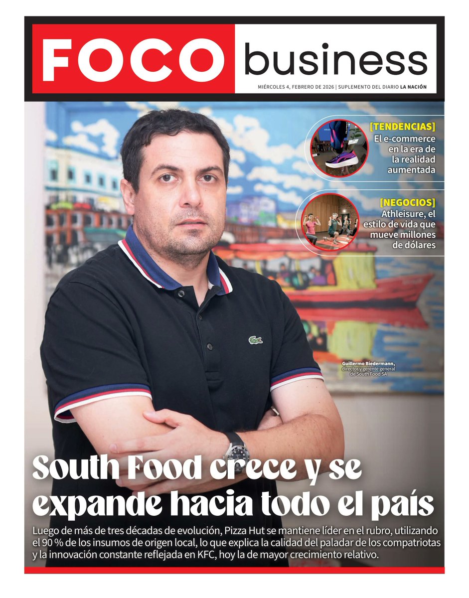 LaNacionPy's tweet image. #Foco. El suplemento business aparece con La Nación de este miércoles 4 de febrero de 2026.

Lea en issuu.com/diariolanacion…

#TodoEstáEnLN