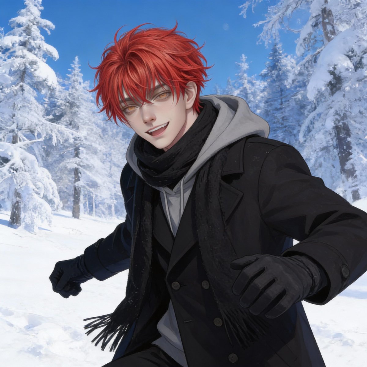 hearo_ltl's tweet photo. me in the snow ⛄️ 
웅.. 사실 눈 보고 신난 거 맞음 https://t.co/DpfLtgaHpU