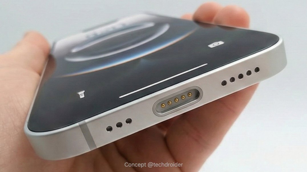 HeyAliux's tweet photo. Imagine Apple iPhone 18 with MagSafe Charging Port😱😱😱😱 https://t.co/Y1yCJSYKzx