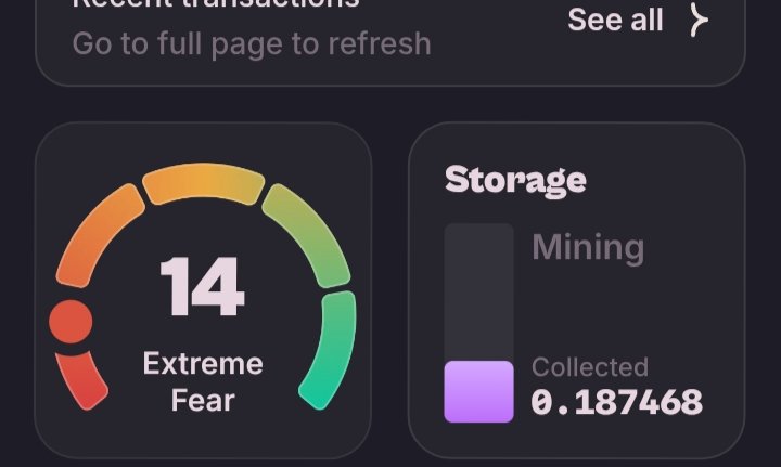 Gm Hot Fam

The Current Fear index is crazyyyy, selling pressure is so high🫠. Very soon $NEAR might as well trip below $1.

But either way I guess I'll still be mining $HOT regardless 😂. Cause green days are coming soon.

Remember to hit that follow button and I'll FB