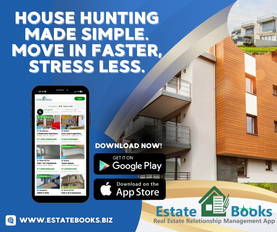 estatebooksapp's tweet photo. Find your next home faster, easier, and stress-free with Estate Books. Get started at https://t.co/yJC7vyQLuz
#HouseHunting #RealEstateApp #MoveWithEase #PropertySearch #EstateBooks https://t.co/Z8pdaZoKbB
