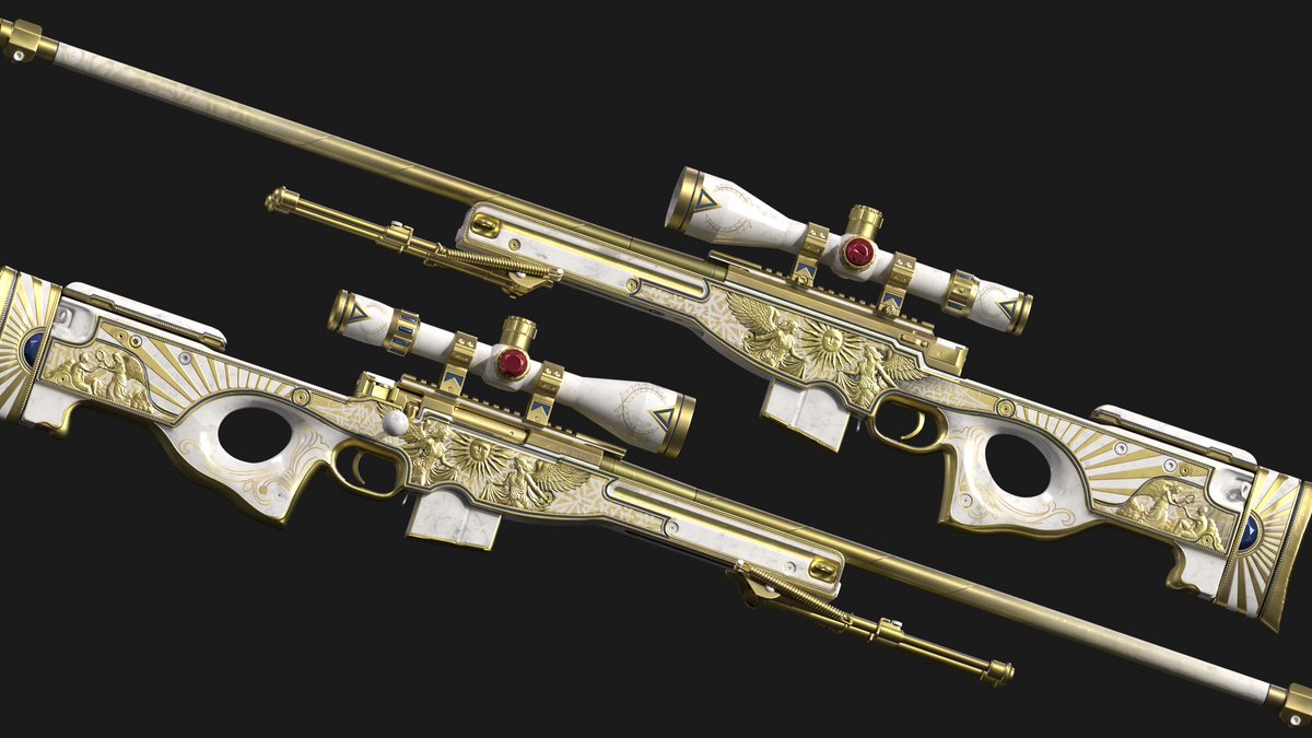 My first <a href="/CounterStrike/">CS2</a>  AWP skin? This one was a ton of fun working on ( minus the sculpting part ). Check it outtt, link in comments