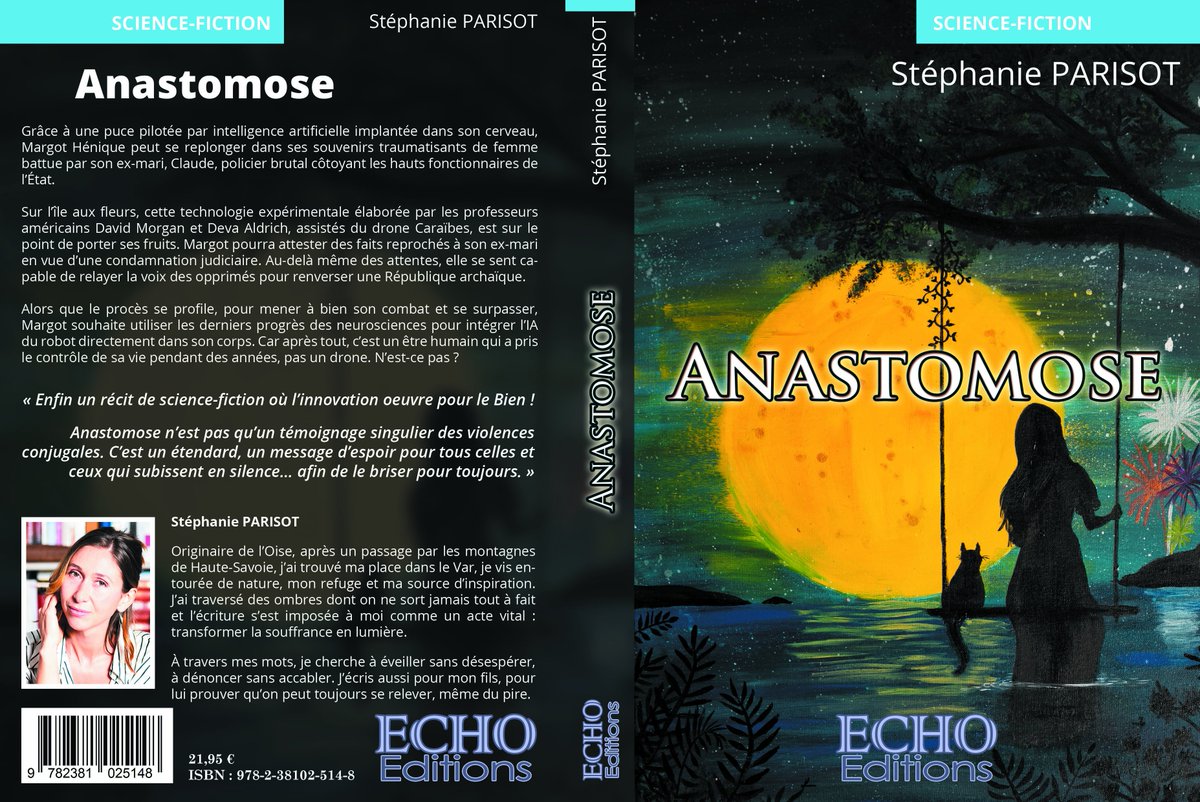 EchoEditions's tweet photo. ___ Anastomose ____ , le 16/02/2026
Anastomose
PARISOT Stéphanie
Éditeur : Écho éditions
Collection / Série : Science-fiction
Prix public (TTC) : 21.95€
346 pages ; 21 x 14,8 cm ; broché
ISBN 978-2-38102-514-8
https://t.co/qBIHkZuhDC https://t.co/pVIL2gayBw