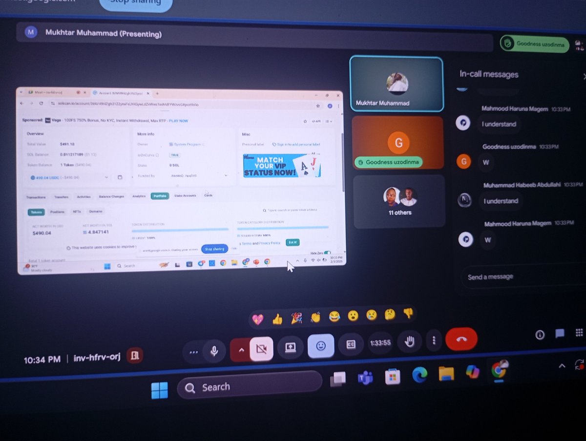 Day 2 Was epic!
Loved how <a href="/kinghamzy/">Kinghamzy🪙</a> broke down Blockchain Technology to the participants
Thank you very much for your time

We are now getting ready for today's class