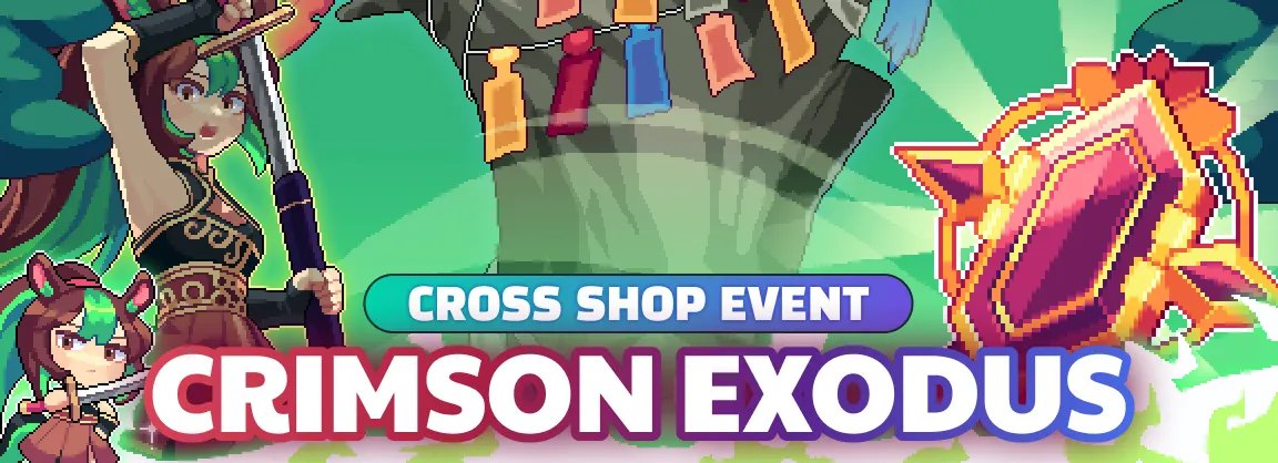🎋 CROSS Web Shop Event

Greetings, Adventurers!

To celebrate the launch of the Crimson Exodus Event in PHA, Special Packages are now available on the CROSS Web Shop.

🎰 During the event period, buyers can also take part in the Pinball Raffle for a chance to obtain up to